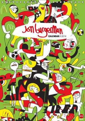 Jon Burgerman: Jon Burgerman (Wandkalender 2014 DIN A4 hoch), Kalender