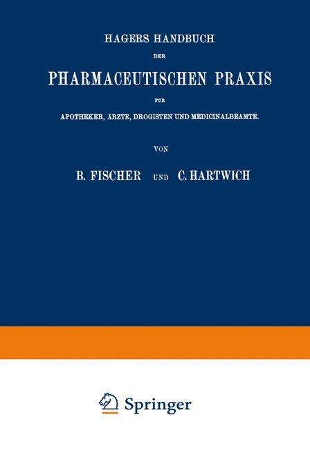 Max Arnold: Hagers Handbuch der Pharmaceutischen Praxis, 2 Bücher