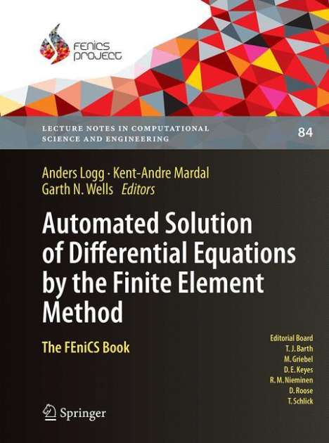 Automated Solution of Differential Equations by the Finite Element Method, Buch