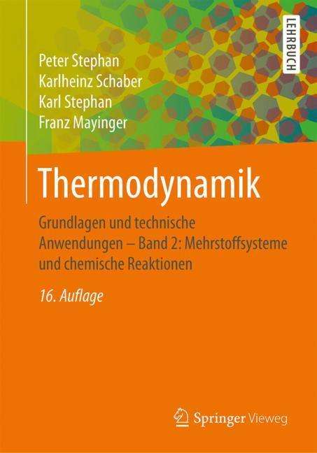 Peter Stephan: Thermodynamik, Buch