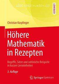 Christian Karpfinger: Höhere Mathematik in Rezepten, Buch