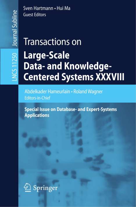 Transactions on Large-Scale Data- and Knowledge-Centered Systems XXXVIII, Buch