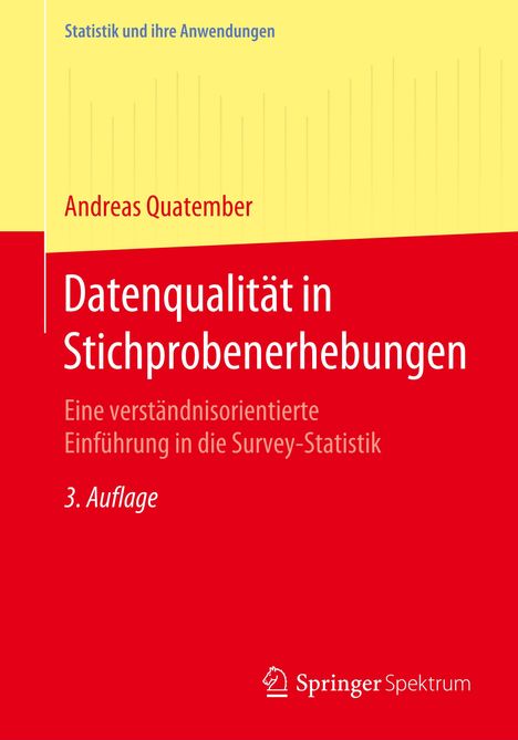 Andreas Quatember: Datenqualität in Stichprobenerhebungen, Buch