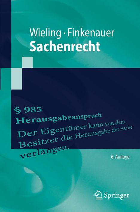 Hans Josef Wieling: Sachenrecht, Buch