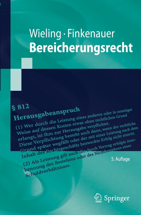 Thomas Finkenauer: Bereicherungsrecht, Buch
