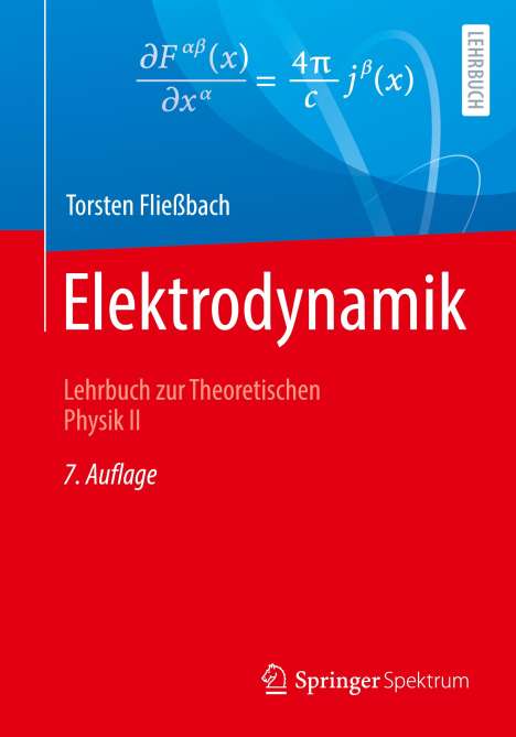 Torsten Fließbach: Elektrodynamik, Buch