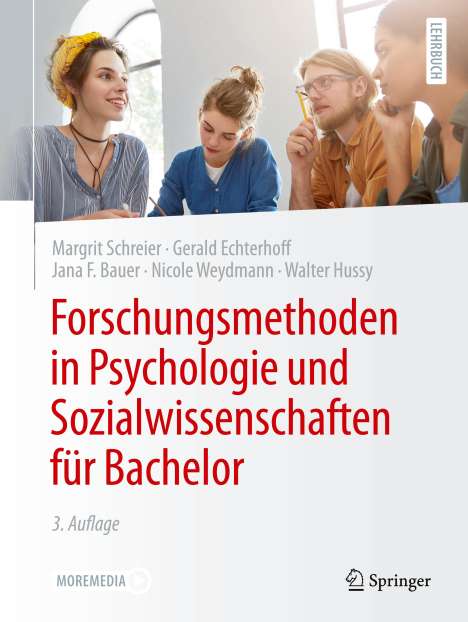 Margrit Schreier: Forschungsmethoden in Psychologie und Sozialwissenschaften für Bachelor, Buch