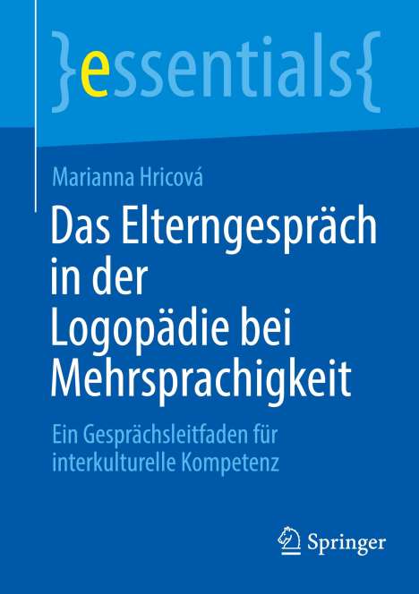 Marianna Hricová: Das Elterngespräch in der Logopädie bei Mehrsprachigkeit, Buch