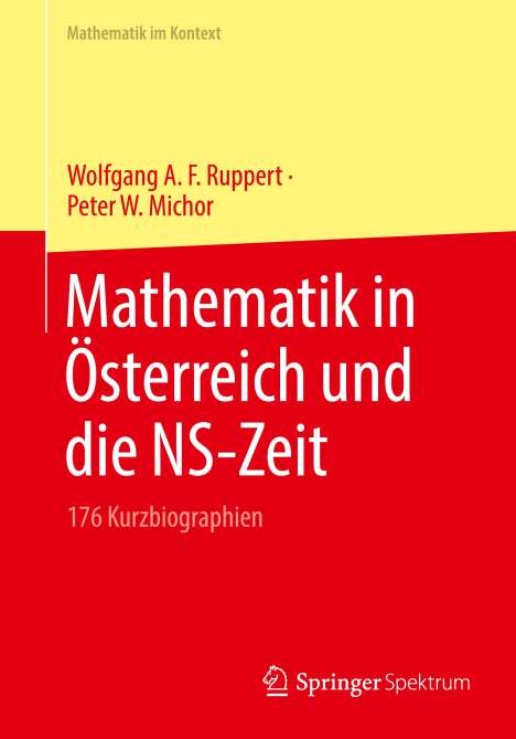 Peter W. Michor: Mathematik in Österreich und die NS-Zeit, Buch