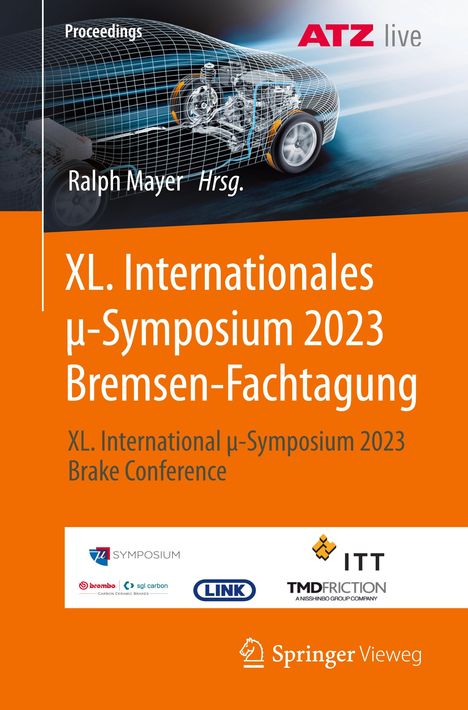 XL. Internationales ¿-Symposium 2023 Bremsen-Fachtagung, Buch