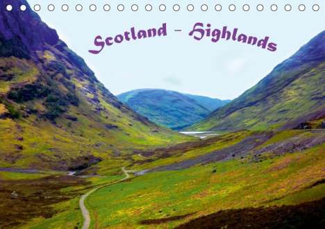 Gabriela Wernicke-Marfo: Wernicke-Marfo, G: Scotland - Highlands (Tischkalender 2020, Kalender