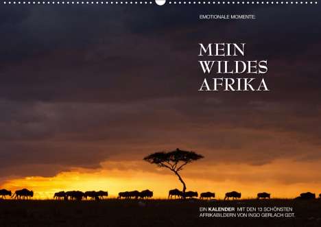 Ingo Gerlach GDT: Gerlach GDT, I: Emotionale Momente: Mein wildes Afrika / CH-, Kalender