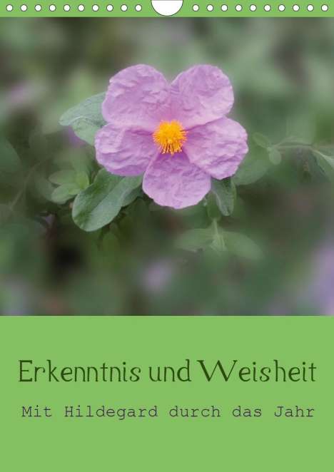 Christine Bergmann: Bergmann, C: Erkenntnis und Weisheit - Hildegard von Bingen, Kalender
