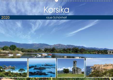 Andreas Jordan: Jordan, A: Korsika - raue Schönheit (Wandkalender 2020 DIN A, Kalender