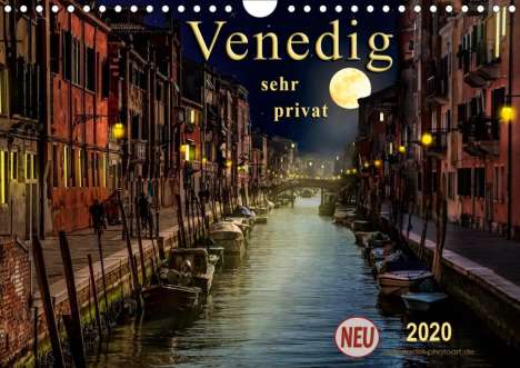 Peter Roder: Roder, P: Venedig - sehr privat (Wandkalender 2020 DIN A4 qu, Kalender