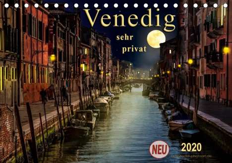 Peter Roder: Roder, P: Venedig - sehr privat (Tischkalender 2020 DIN A5 q, Kalender