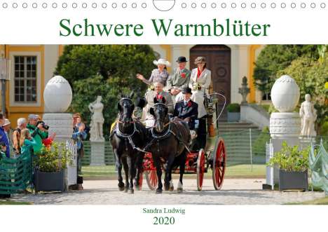 Sandra Ludwig: Ludwig, S: Schwere Warmblüter 2020 (Wandkalender 2020 DIN A4, Kalender