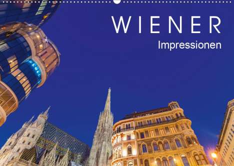 Werner Dieterich: Dieterich, W: W I E N E R Impressionen (Wandkalender 2020 D, Kalender