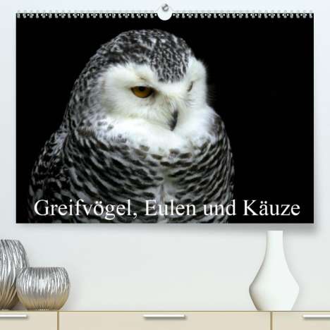Arno Klatt: Klatt, A: Greifvögel, Eulen und Käuze(Premium, hochwertiger, Kalender