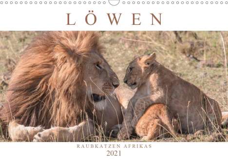 Andreas Lippmann: Lippmann, A: Löwen - Raubkatzen Afrikas (Wandkalender 2021 D, Kalender