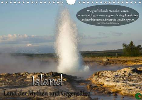 Alexandra Burdis: Burdis, A: Island - Land der Mythen und Gegensätze (Wandkale, Kalender