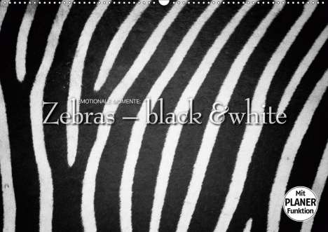 Ingo Gerlach GDT: Gerlach GDT, I: Emotionale Momente: Zebras - black and white, Kalender