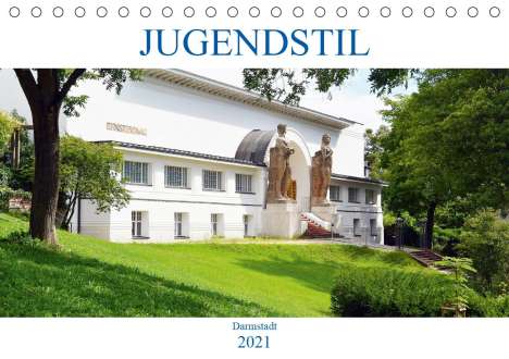 Wolfgang Gerstner: Gerstner, W: Jugendstil - Darmstadt (Tischkalender 2021 DIN, Kalender