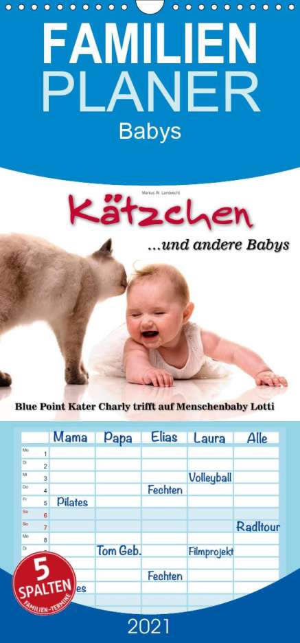 Markus W. Lambrecht: W. Lambrecht, M: Kätzchen und andere Babys - Familienplaner, Kalender