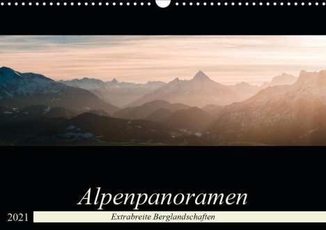 Martin Wasilewski: Wasilewski, M: Alpenpanoramen - Extrabreite Berglandschaften, Kalender