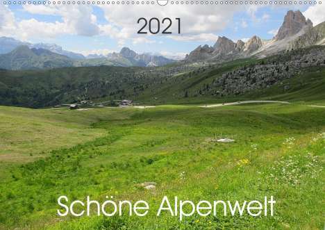 Kevin Andreas Lederle: Andreas Lederle, K: Schöne Alpenwelt (Wandkalender 2021 DIN, Kalender