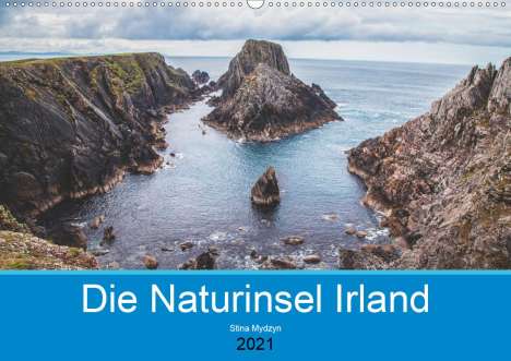 Stina-Marie Mydzyn: Mydzyn, S: Naturinsel Irland (Wandkalender 2021 DIN A2 quer), Kalender