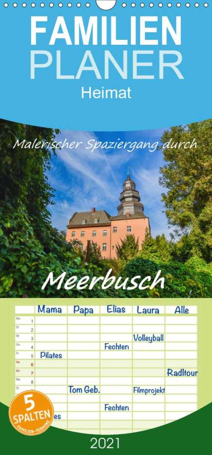 Bettina Hackstein: Hackstein, B: Malerischer Spaziergang durch Meerbusch - Fami, Kalender