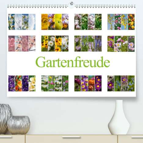Steffen Gierok: Gierok, S: Gartenfreude (Premium, hochwertiger DIN A2 Wandka, Kalender