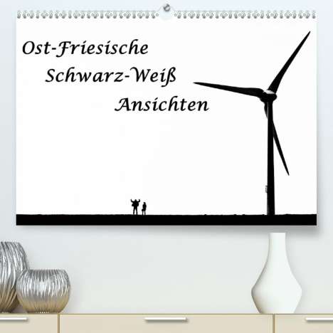 Andreas Klesse: Klesse, A: Ost-Friesische Schwarz-Weiß-Ansichten (Premium, h, Kalender