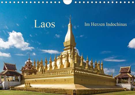 Harry Müller: Müller, H: Laos - Im Herzen Indochinas (Wandkalender 2021 DI, Kalender