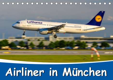 Marcel Wenk: Wenk, M: Airliner in München / 2022 (Tischkalender 2022 DIN, Kalender