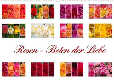 Steffen Gierok: Gierok, S: Rosen - Boten der Liebe (Wandkalender 2022 DIN A2, Kalender