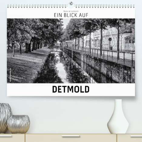 Markus W. Lambrecht: W. Lambrecht, M: Blick auf Detmold (Premium, hochwertiger DI, Kalender