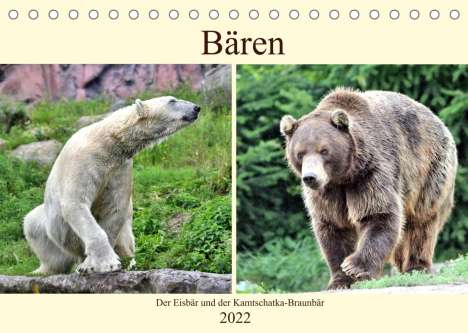 Arno Klatt: Klatt, A: Bären - Der Eisbär und der Kamtschatka-Braunbär (T, Kalender
