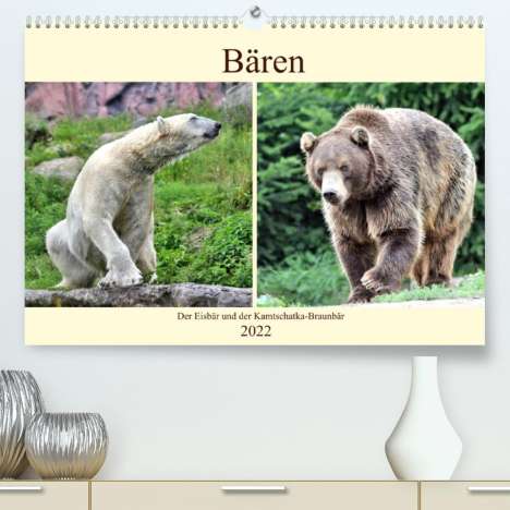 Arno Klatt: Klatt, A: Bären - Der Eisbär und der Kamtschatka-Braunbär (P, Kalender