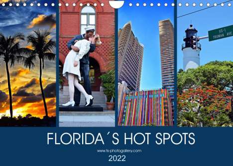 Thomas Schroeder: Schroeder, T: Florida Spots II (Wandkalender 2022 DIN A4 que, Kalender