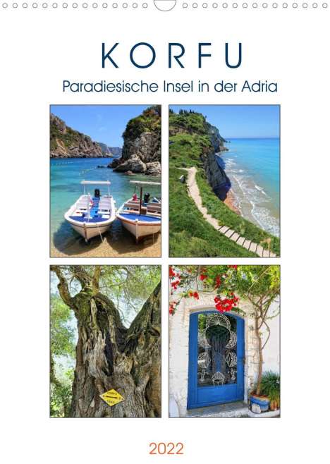 Anja Frost: Frost, A: Korfu - Paradiesische Insel in der Adria (Wandkale, Kalender