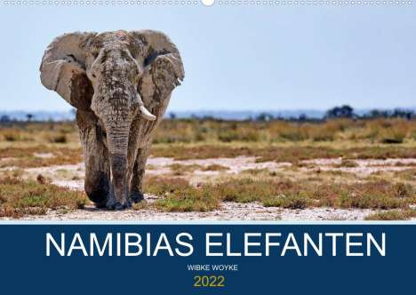 Wibke Woyke: Woyke, W: Namibias Elefanten (Wandkalender 2022 DIN A2 quer), Kalender