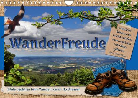 Sabine Löwer: Löwer, S: WanderFreude (Wandkalender 2022 DIN A4 quer), Kalender