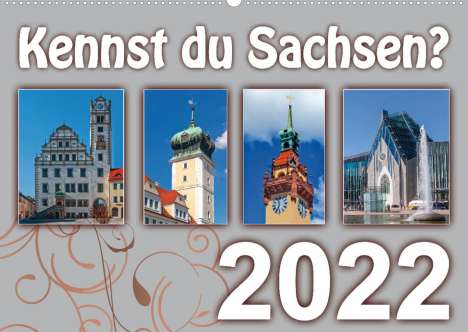 Birgit Harriette Seifert: Harriette Seifert, B: Kennst du Sachsen? (Wandkalender 2022, Kalender