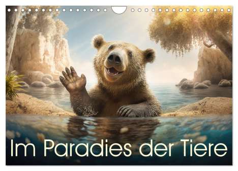 Daniel Rohr: Im Paradies der Tiere (Wandkalender 2024 DIN A4 quer), CALVENDO Monatskalender, Kalender