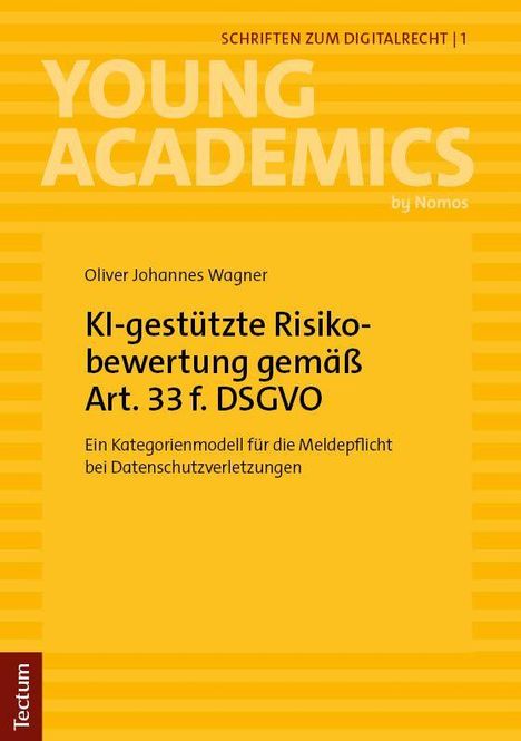 "KI-gestützte Risikobewertung gemäß Art. 33 f. DSGVO" auf gelbem Hintergrund, darunter weiße Streifen.