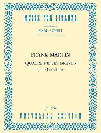 Martin, F: 4 Pièces brèves, Buch