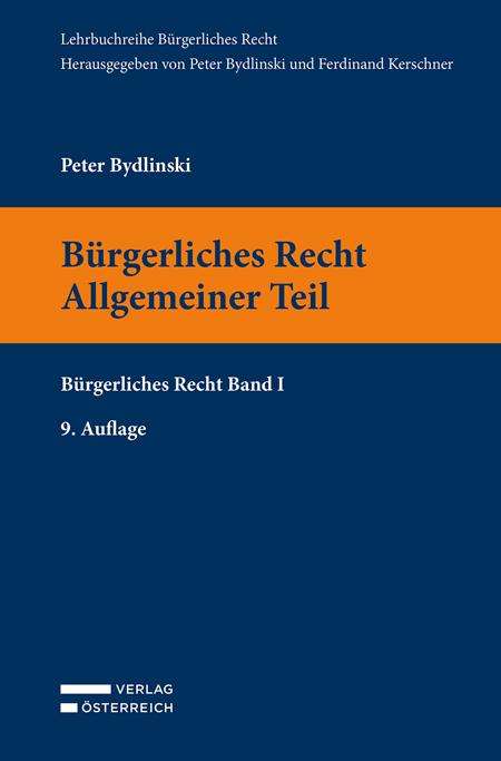 Peter Bydlinski: Bürgerliches Recht Allgemeiner Teil, Buch