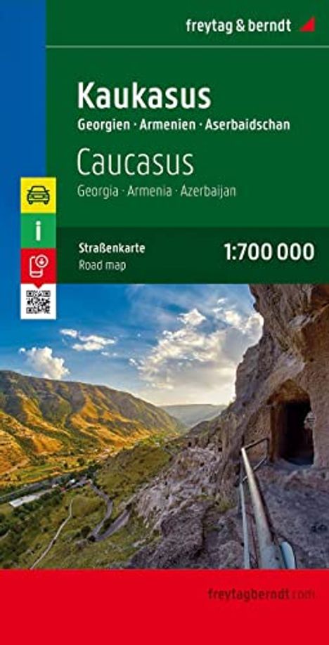 Kaukasus, Straßenkarte 1:700.000, freytag &amp; berndt, Karten